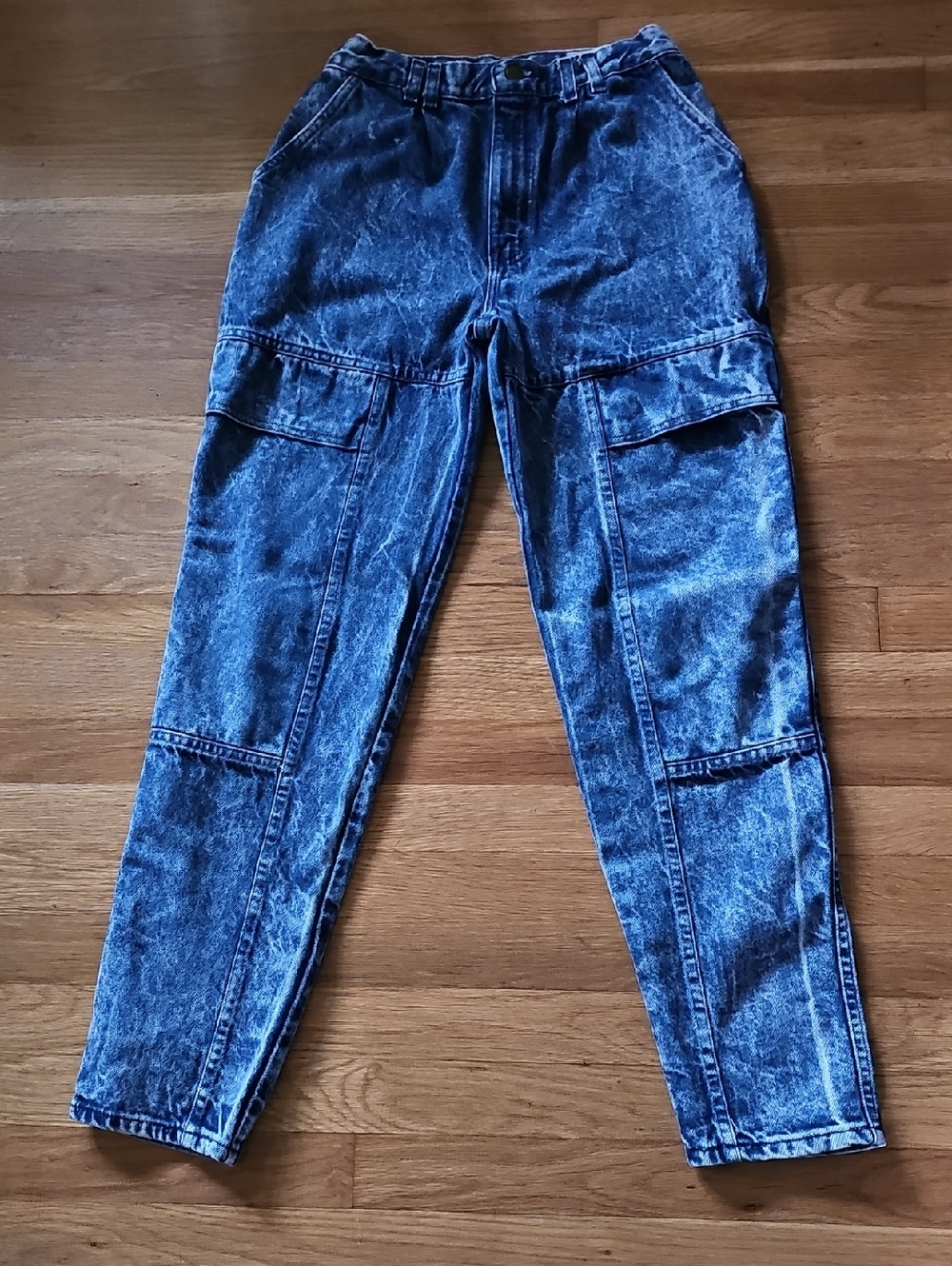 Weathered Blues High Rise Stone Washed Vintage Jeans Women's Jr. 7/8 26" Waist